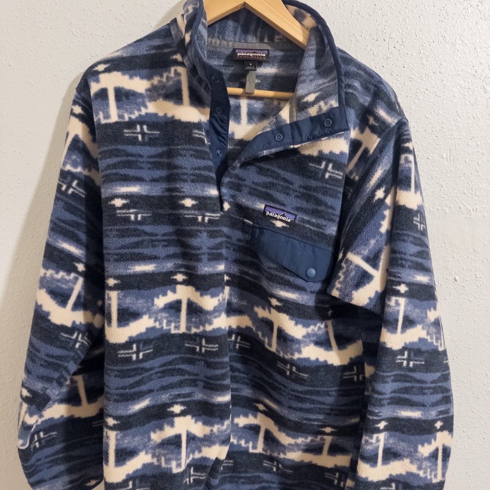 Patagonia Shepherd’s Knit Synchilla Fleece Men’s Small Women’s Medium